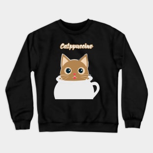 Cat-ppuccino Coffee Cats Crewneck Sweatshirt